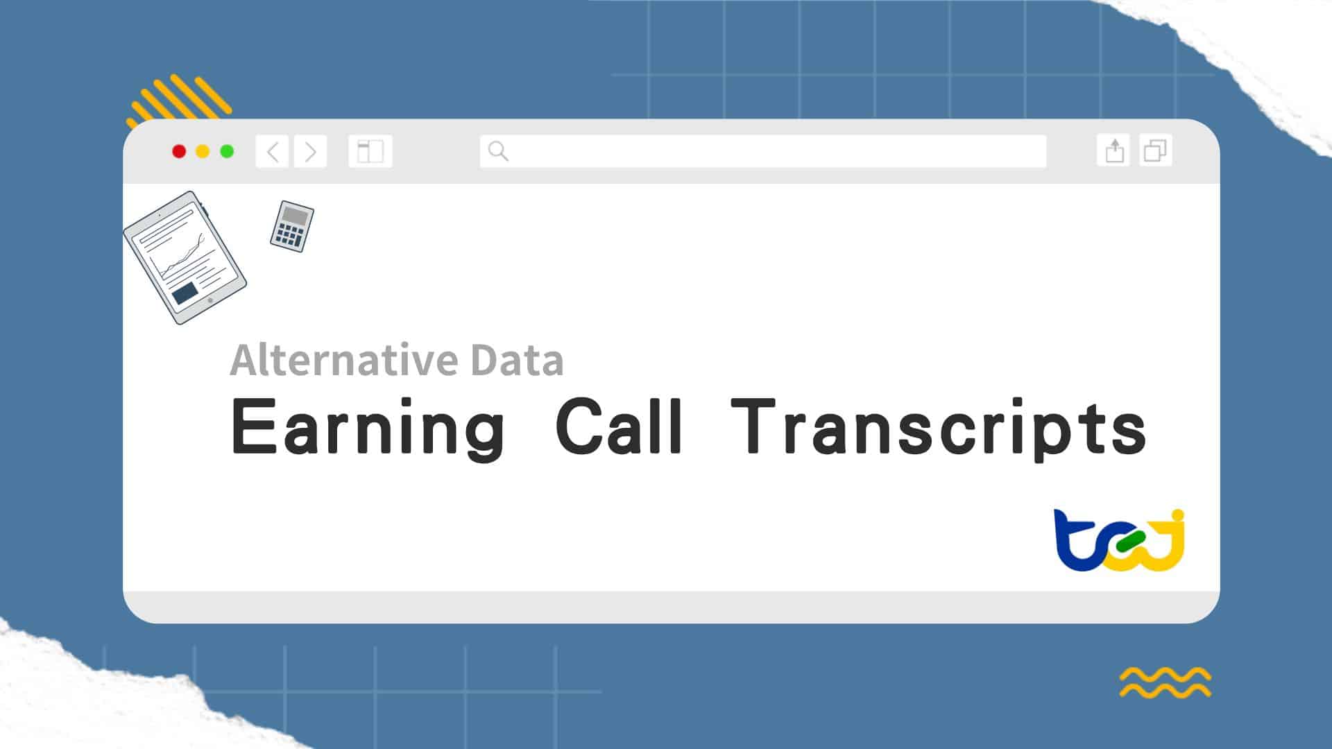 Earning Call Transcripts