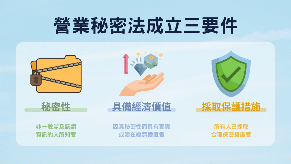 Threads 商業機密:營業秘密法成立三要件